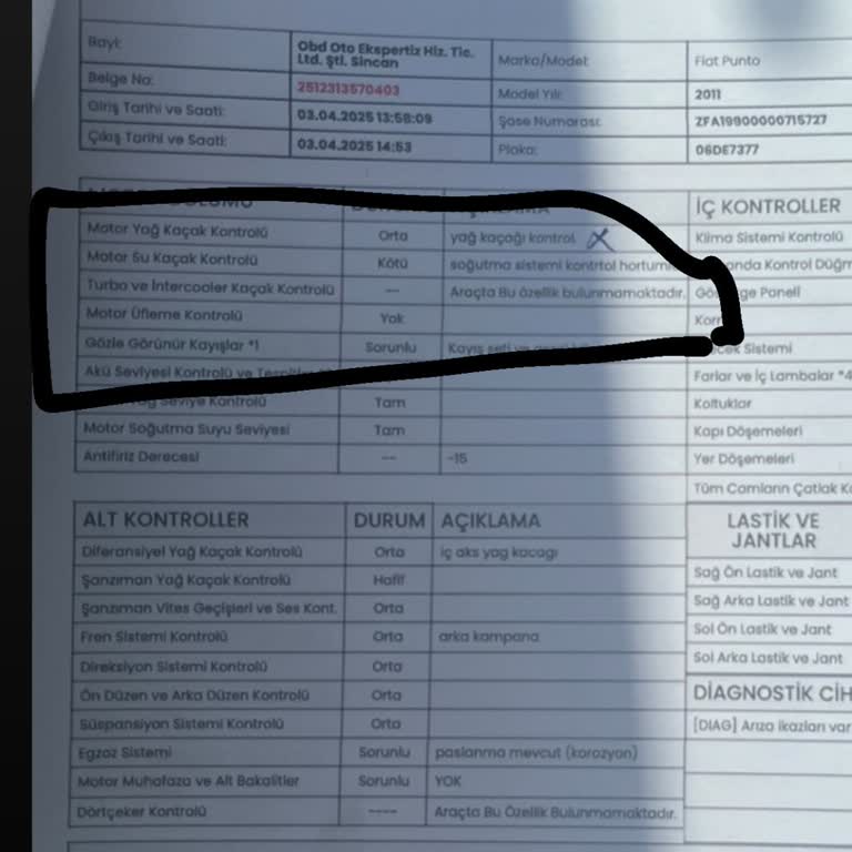 Ekspertiz Raporunda Çelişkili Bilgiler Ve Yanlış Yönlendirme