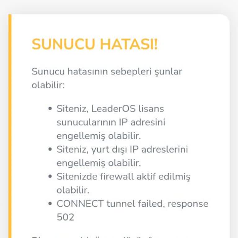 Sunucu Kesintileri Ve İlgisizlik