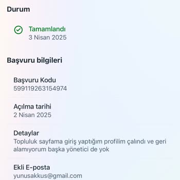 Çalınan Hesabım İçin Meta'dan Yardım Alamıyorum