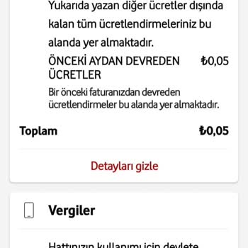 Vodafone Taahhüt İhlali Ve Ekstra Ücretler