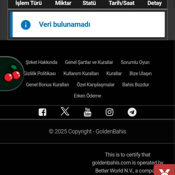 Goldenbahis'te Büyük Hayal Kırıklığı