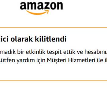 Askıya Alınan Amazon Premium Hesabı