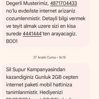 Türk Telekom'un Altyapı Sorunları Ve Cayma Bedeli Mağduriyeti