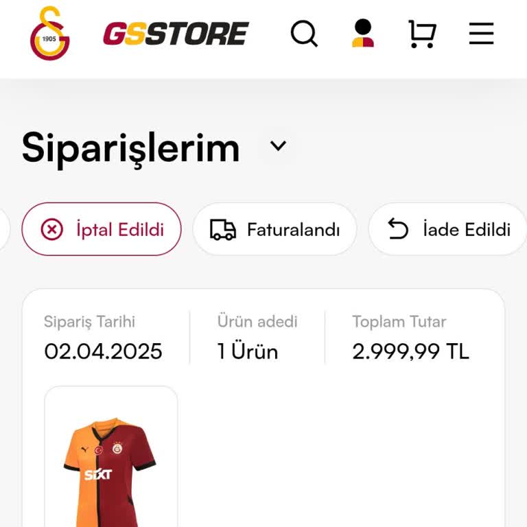 İptal Edilen Siparişin Ücreti Hesaptan Çekildi