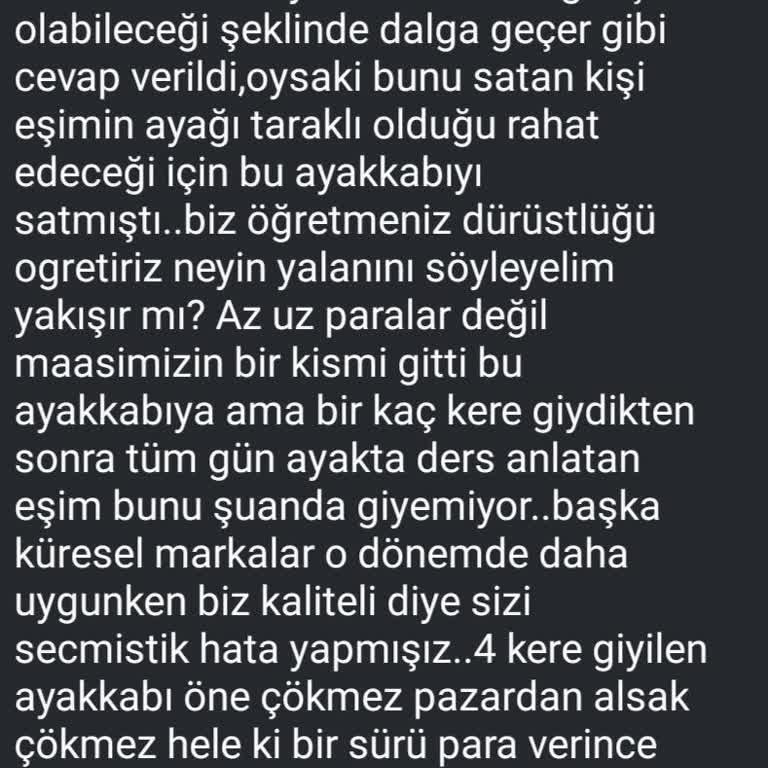 Kaliteli Diye Aldığımız Ayakkabı 4 Kere Giyince Çöktü