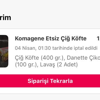 İndirim Kuponu İle Verilen Sipariş Anında İptal Edildi