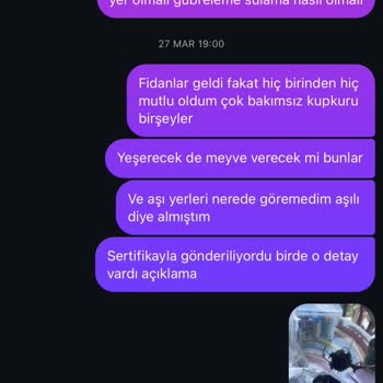 Sağlıksız Fidanlar Ve İletişim Sorunları
