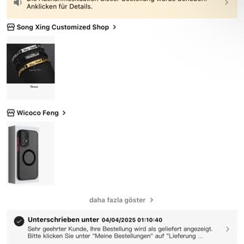 Shein Siparişim Nerede?