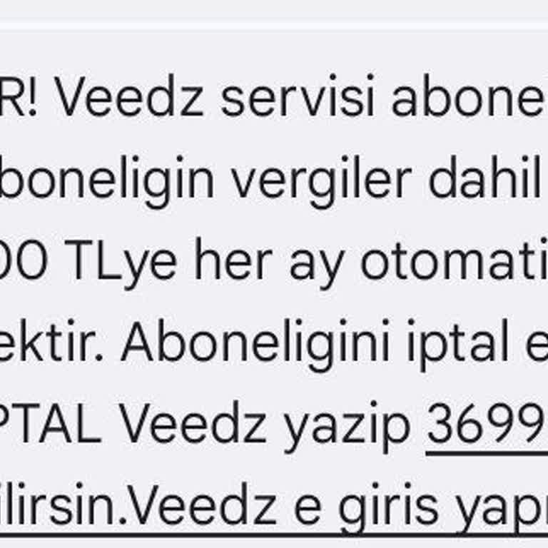 Bilinçsiz Üyelik Ve Fatura Şoku