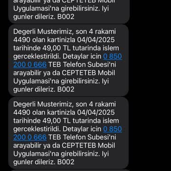 Bilgim Dışında Yapılan Ödeme İşlemi Ve İade Talebi