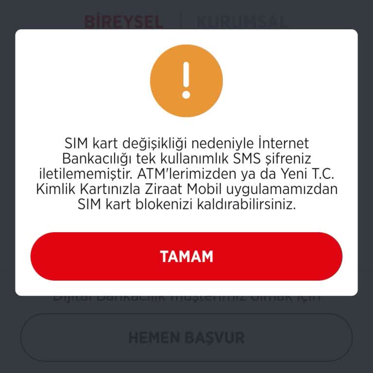 Ziraat Bankası'nda Sim Kart Blokesi Ve İletişim Sorunları