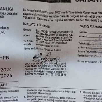 İşitme Cihazı Servis Sürecinde Mağduriyet