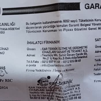 İşitme Cihazı Servis Sürecinde Mağduriyet