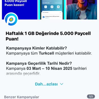 Paycell Kampanya Puanları Hattıma Yüklenmedi