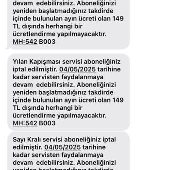 Yanıltıcı Abonelik Ücretleri Ve Yetersiz Müşteri Hizmetleri