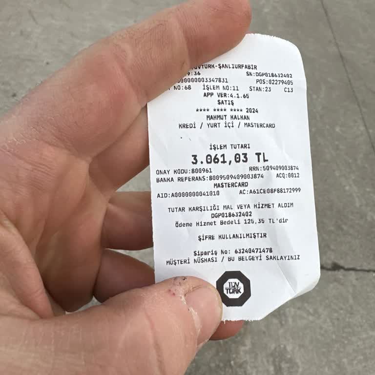 Muayene İstasyonunda Kartla Ödeme Sorunu Ve Ekstra Ücret Talebi