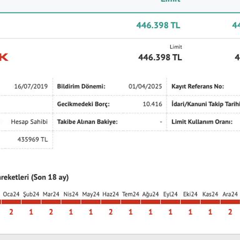 Yanlış Kredi Borcu Bildirimi Nedeniyle Düşen Kredi Puanı
