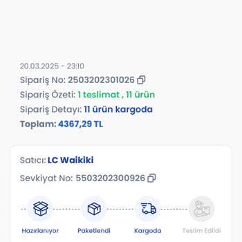 Bayramlık Kıyafetlerim Hala Teslim Edilmedi