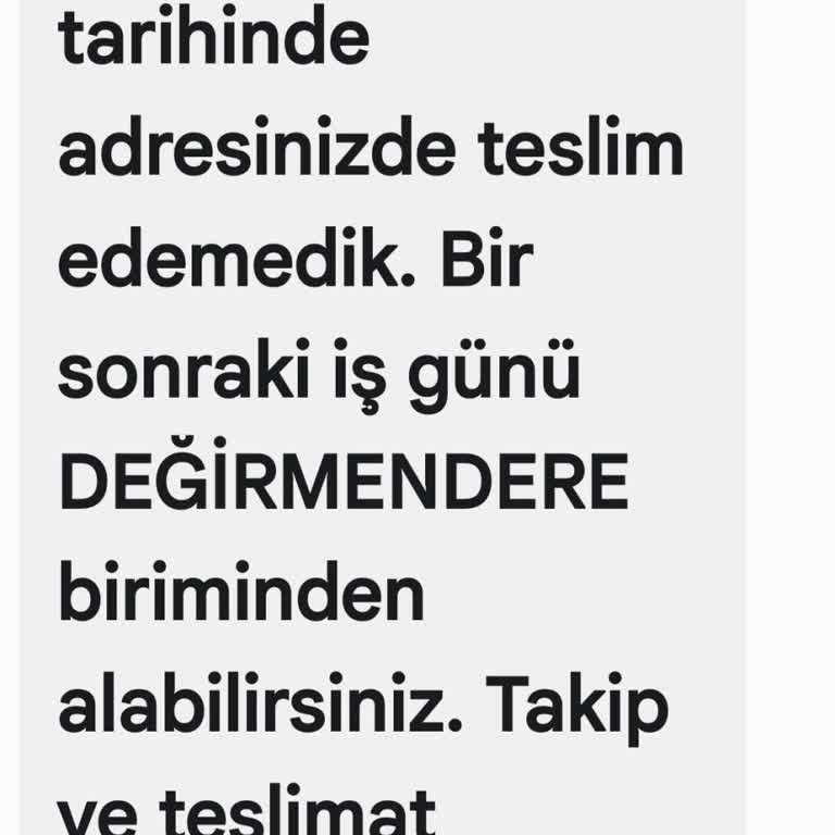Yurtiçi Kargo Trabzon Değirmendere Şubesi İle Sürekli Aynı Sorunu Yaşıyorum