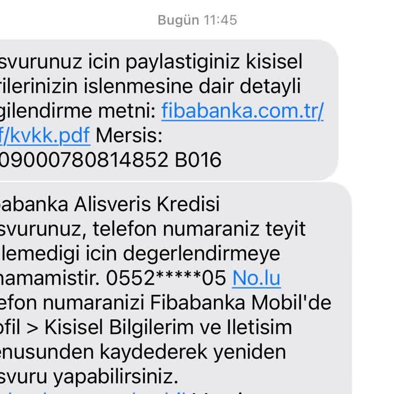 Fibabanka'nın Numara Teyit Sorunu Çözülmüyor