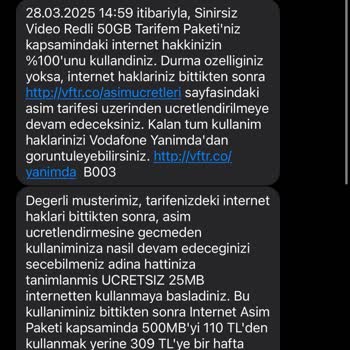 Fahiş Fatura Ve Paket Satışı Şikayeti