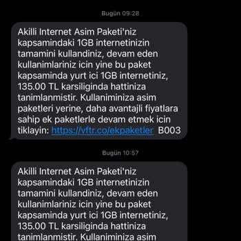 Fahiş Fatura Ve Paket Satışı Şikayeti