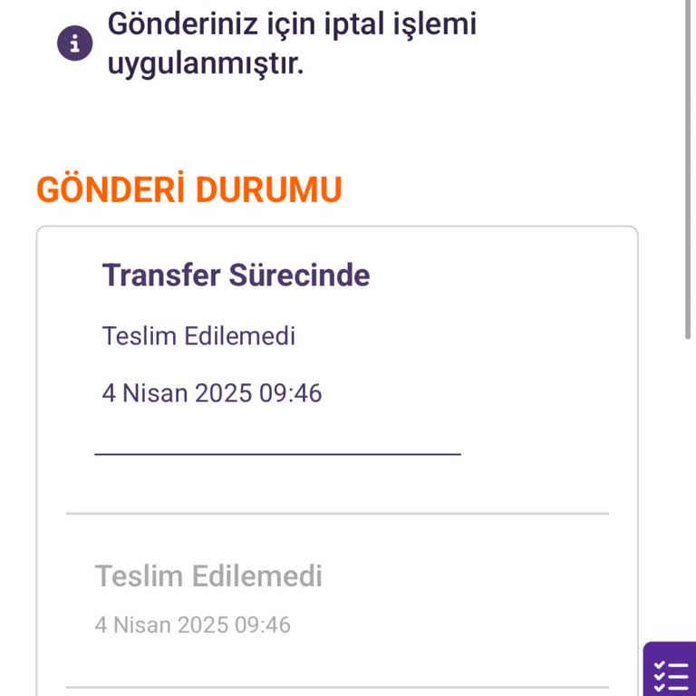 Yanlış Adres Nedeniyle Kargo Teslim Edilemiyor