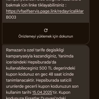 Vodafone'un Taahhüt İhlali: Hepsiburada Kuponu Verilmedi