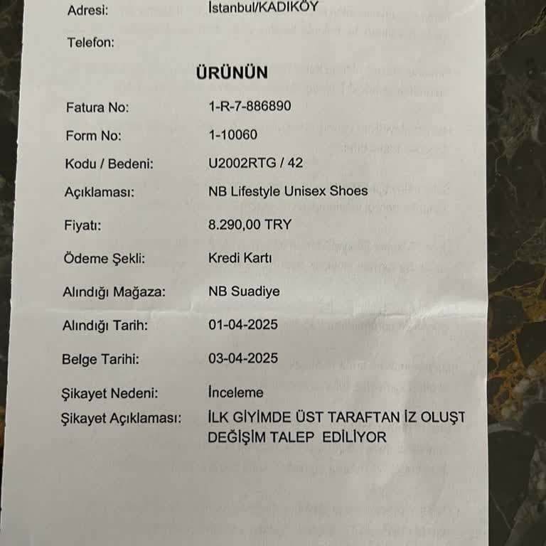 New Balance Sneakers Bir Günde İz Yaptı, Değişim Reddedildi