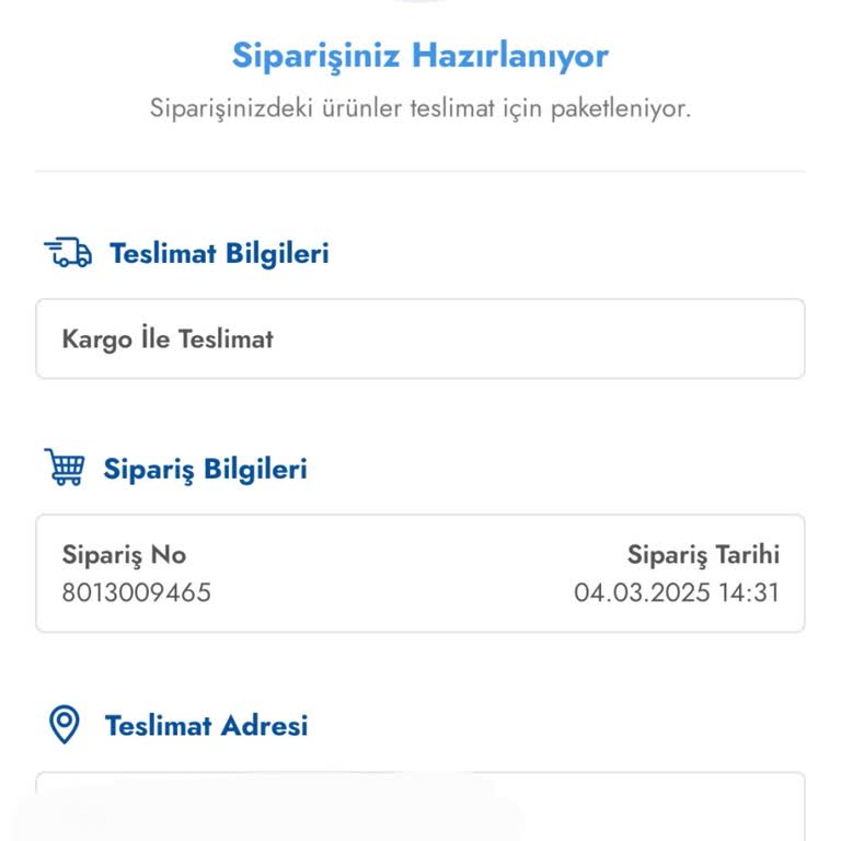 Sipariş Verildi Ama Ne Ürün Var Ne İade