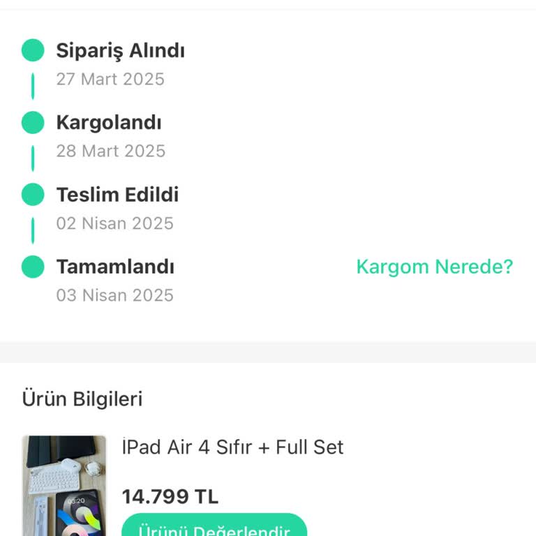 Dolap Uygulamasında İpad İade Sorunu