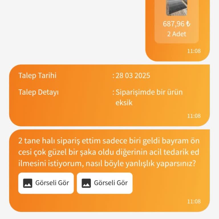 Eksik Ürün Ve Yanıtsız Talep: Müşteri Mağduriyeti