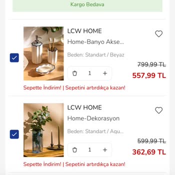 LCW Online Alışverişimde Mağduriyet Ve Yetersiz Müşteri Hizmetleri