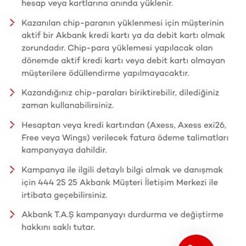 Akbank'ın Chip-Para Sözü Yerine Getirilmedi