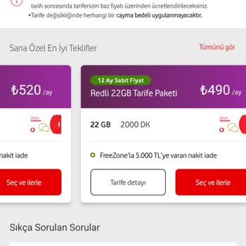 15 Yıllık Müşteriye Uygun Olmayan Paket Fiyatları