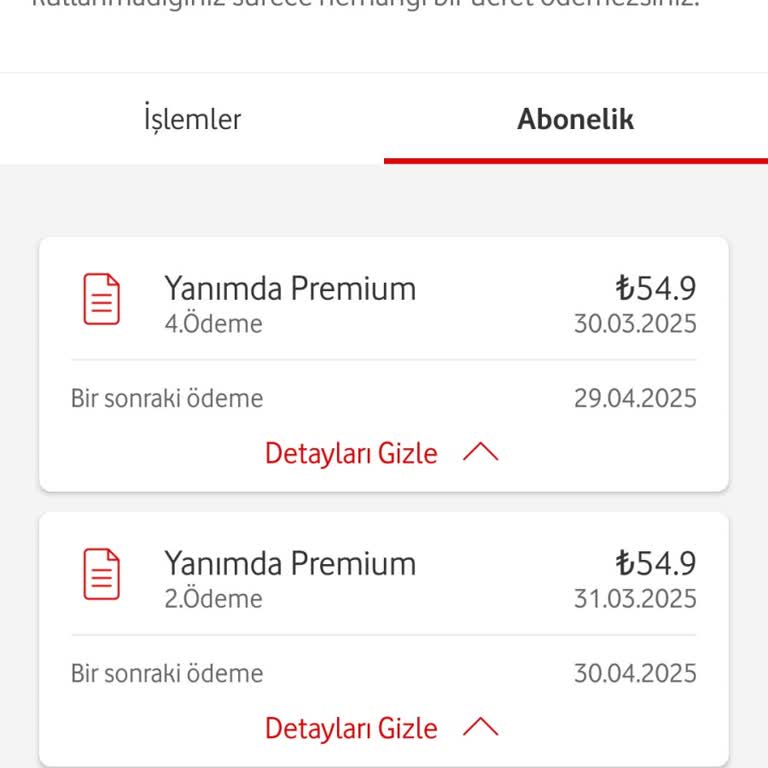 Tekrar Eden Premium Abonelik Sorunu