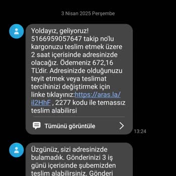 Aras Kargo'nun Teslimat Sorunu: Evdeyiz Ama Kargomuz Yok!
