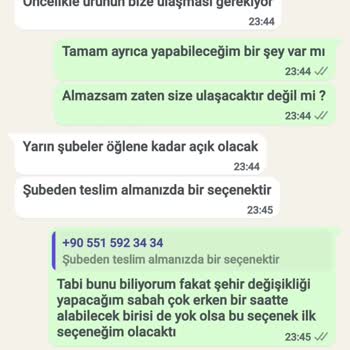 İade Edilmeyen Para Ve Kapanan İletişim Hattı Sorunu
