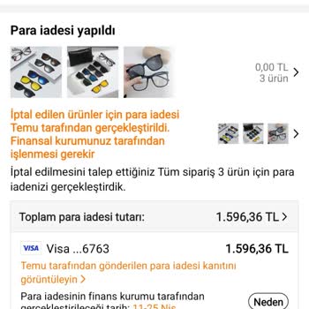 Yanlış Sipariş İptalinde Para İadesi Sorunu