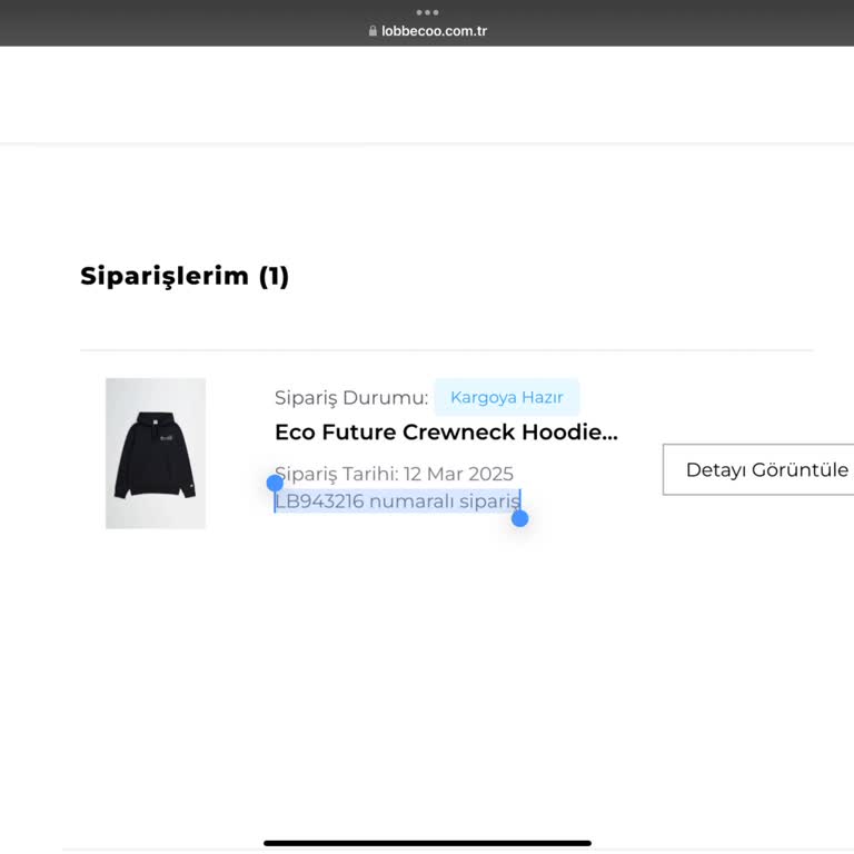 Lobbeco Siparişimin Teslimatında Yaşadığım Sorun Ve İletişim Eksikliği