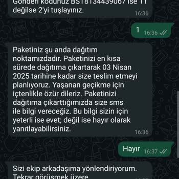 Hepsijet İle Yaşanan Teslimat Sorunu Ve İletişim Eksikliği