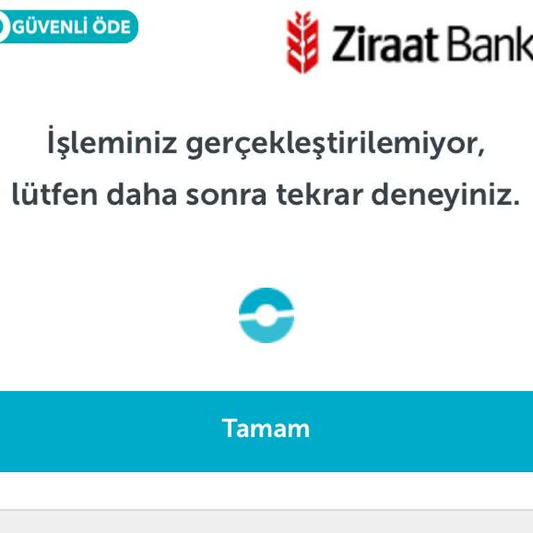 Ziraat Bankası Kart Reddi Sorunu