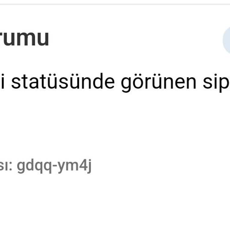 Teslim Edilmeyen Yemek Ve İletişim Sorunları