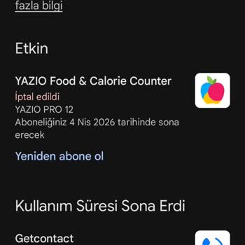 Yanlışlıkla Alınan Abonelik Ücret İadesi Talebi