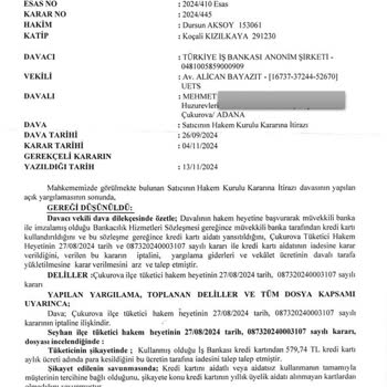 Haksız Kart Ücreti İadesi Ve Mahkeme Süreci