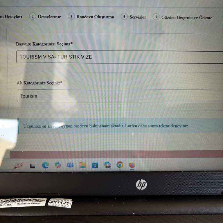 VFS Global Randevu Sorunu: Acil Çözüm Bekliyorum