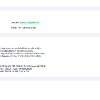 Trendyol Express Kargo İle Yaşanan Sorunlar