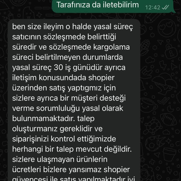 Ayakkabı Siparişim Gelmedi Ve Param İade Edilmedi