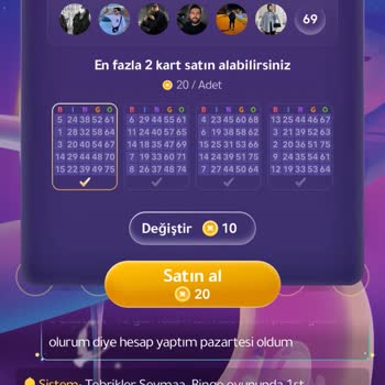 Bingo Oyununda Kazandığım Hediyeler Verilmedi