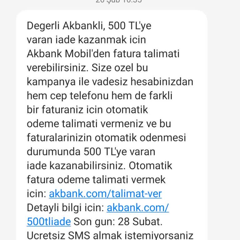 Akbank'ın Kampanya İade Sorunu